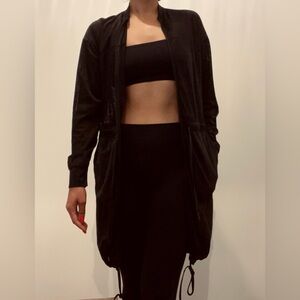 Lululemon mid-length jacket.